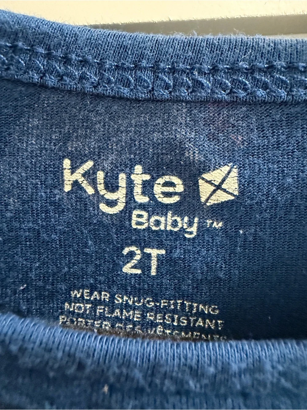 Kyte Baby Navy Holiday Toddler PJs